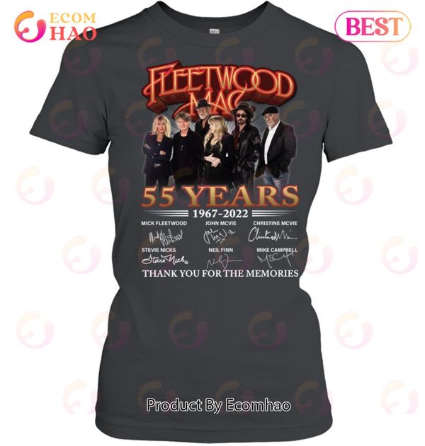 Fleetwood Mac 55 Years 1967 – 2022 Thank You For The Memories T-Shirt
