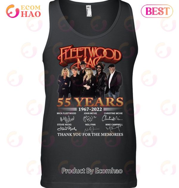 Fleetwood Mac 55 Years 1967 – 2022 Thank You For The Memories T-Shirt