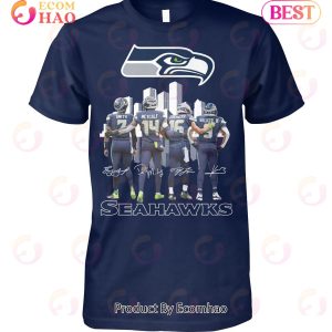Seattle Seahawks Back Signature Unisex T-Shirt