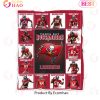 NHL Toronto Maple Leafs Legends Quilt, Fleece Blanket, Sherpa Fleece Blanket