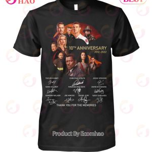 Chicago Fire 10th Anniversary 2012 – 2022 Thank You For The Memories T-Shirt