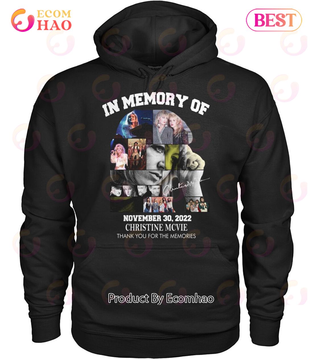 Christine McVie In Memory Of November 30, 2022 Thank You For The Memories T-Shirt