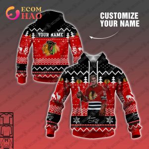 Personalize Name 3D Hoodie Bobby Hull Chicago Blackhawks