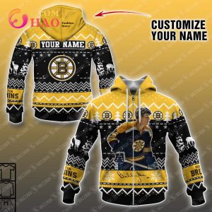 Personalize Name 3D Hoodie Bobby Orr Boston Bruins