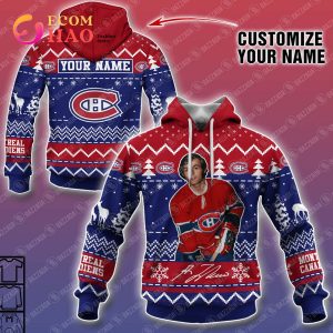 Personalize Name 3D Hoodie Guy Lafleur Montreal Canadiens