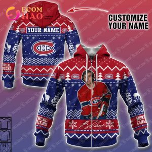 Personalize Name 3D Hoodie Guy Lafleur Montreal Canadiens