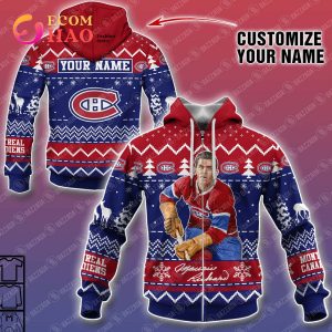 Personalize Name 3D Hoodie Maurice Richard Montreal Canadiens