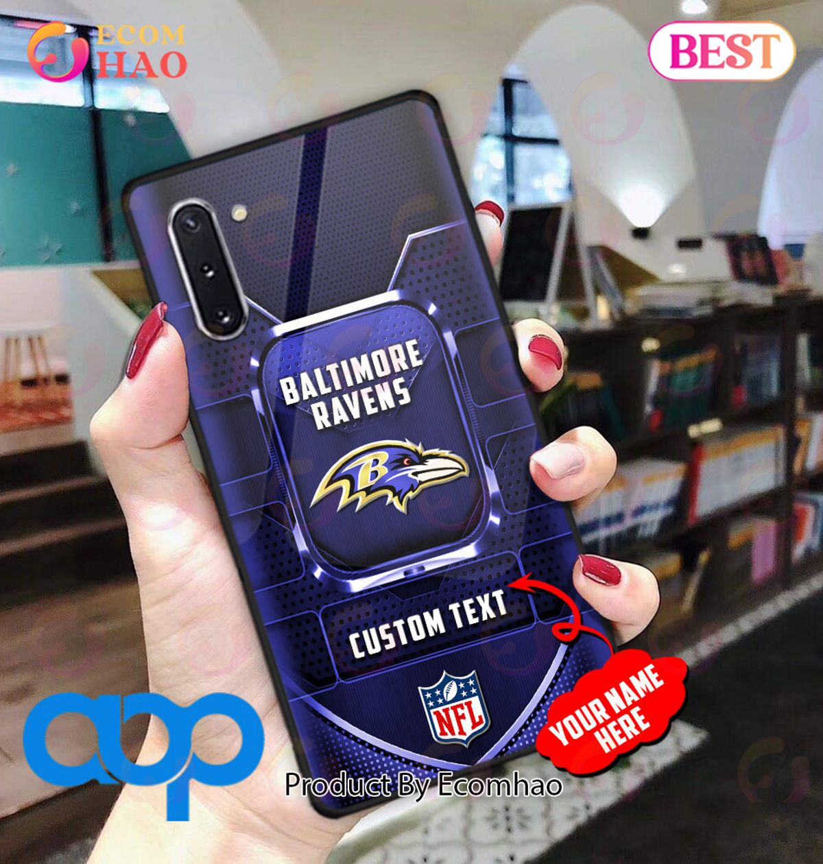 Baltimore Ravens NFL Personalized Phone Cases