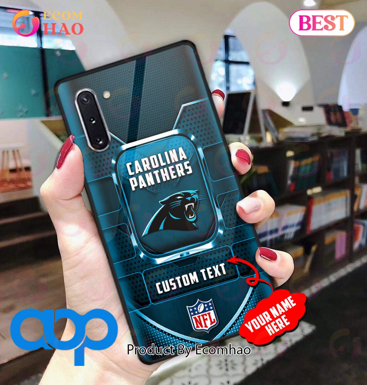 Carolina Panthers NFL Personalized Phone Cases