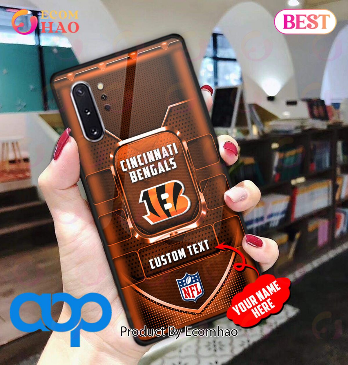 Cincinnati Bengals NFL Personalized Phone Cases