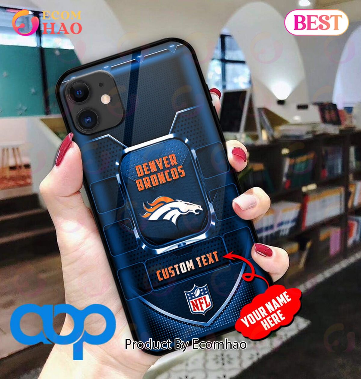 Denver Broncos NFL Personalized Phone Cases