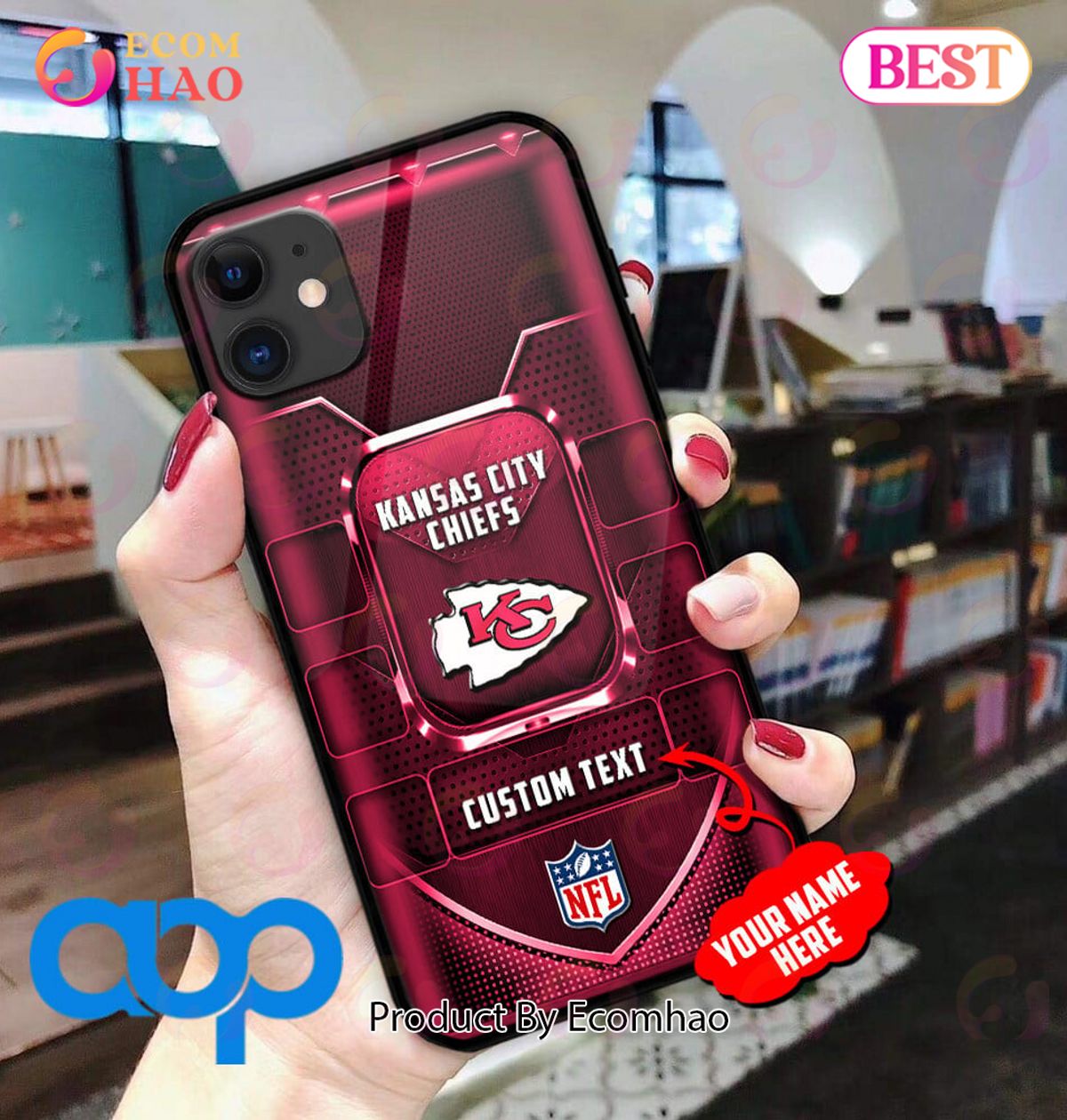 Kansas City Chiefs NFL Personalized Phone Cases