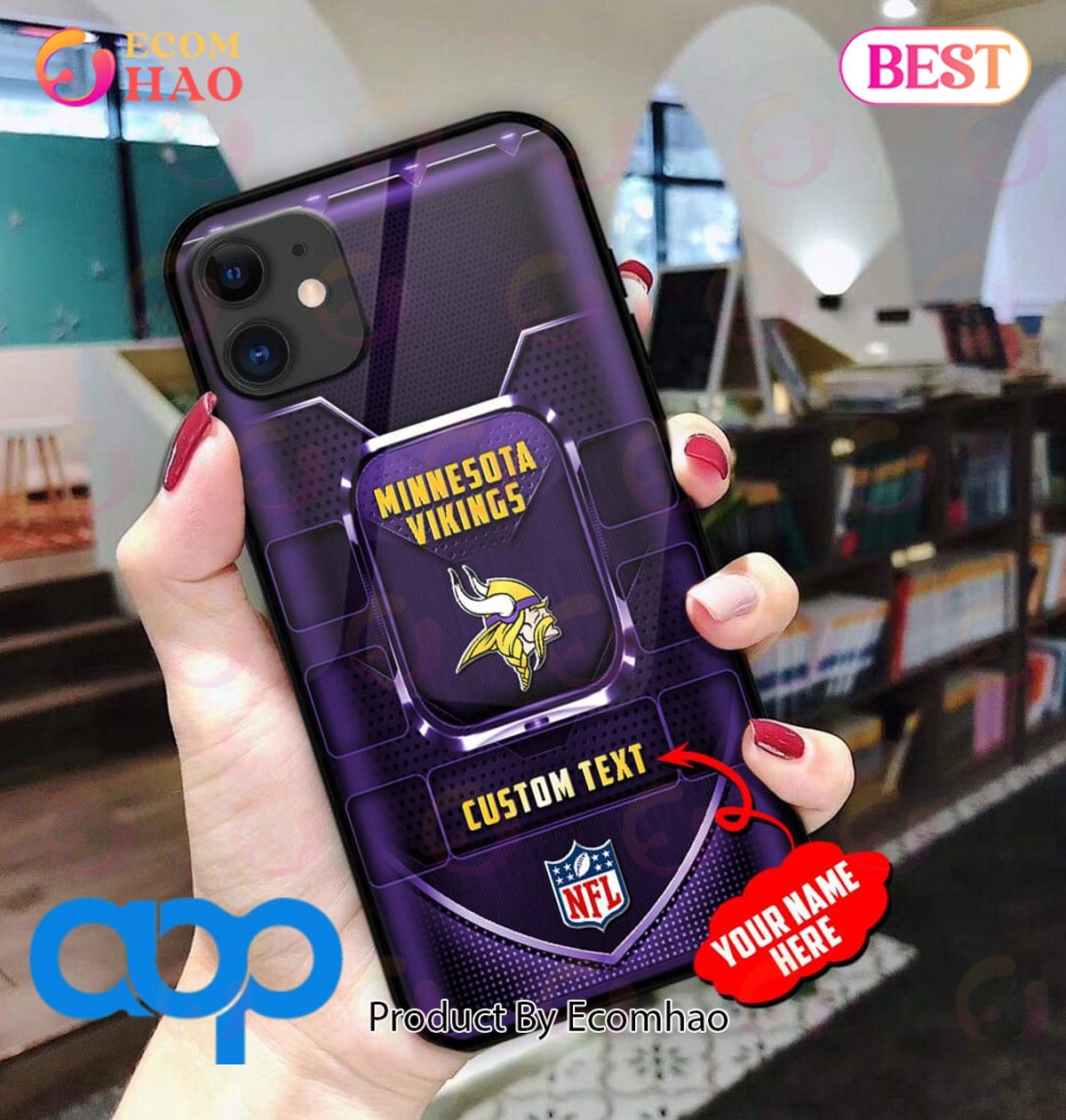 Minnesota Vikings NFL Personalized Phone Cases