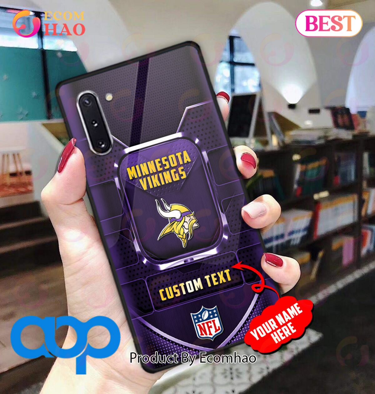 Minnesota Vikings NFL Personalized Phone Cases