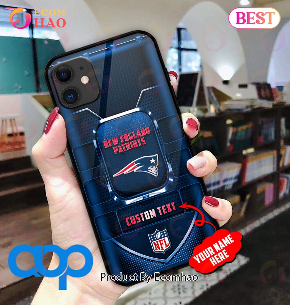 New England Patriots NFL Personalized Phone Cases