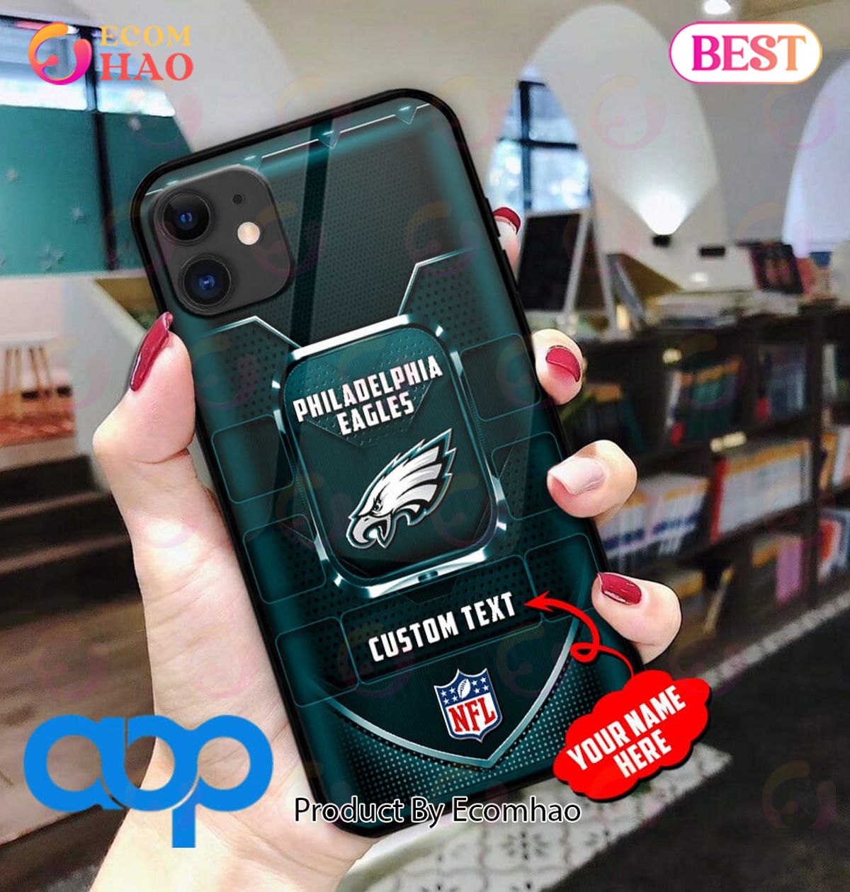 Philadelphia Eagles NFL Personalized Phone Cases