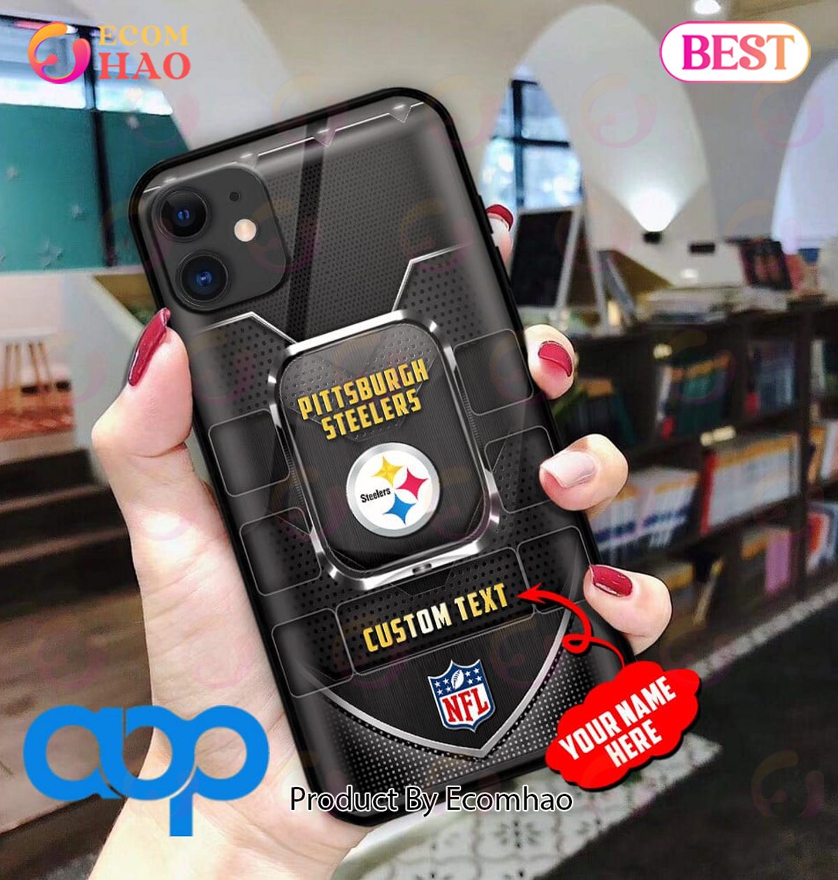 Pittsburgh Steelers NFL Personalized Phone Cases