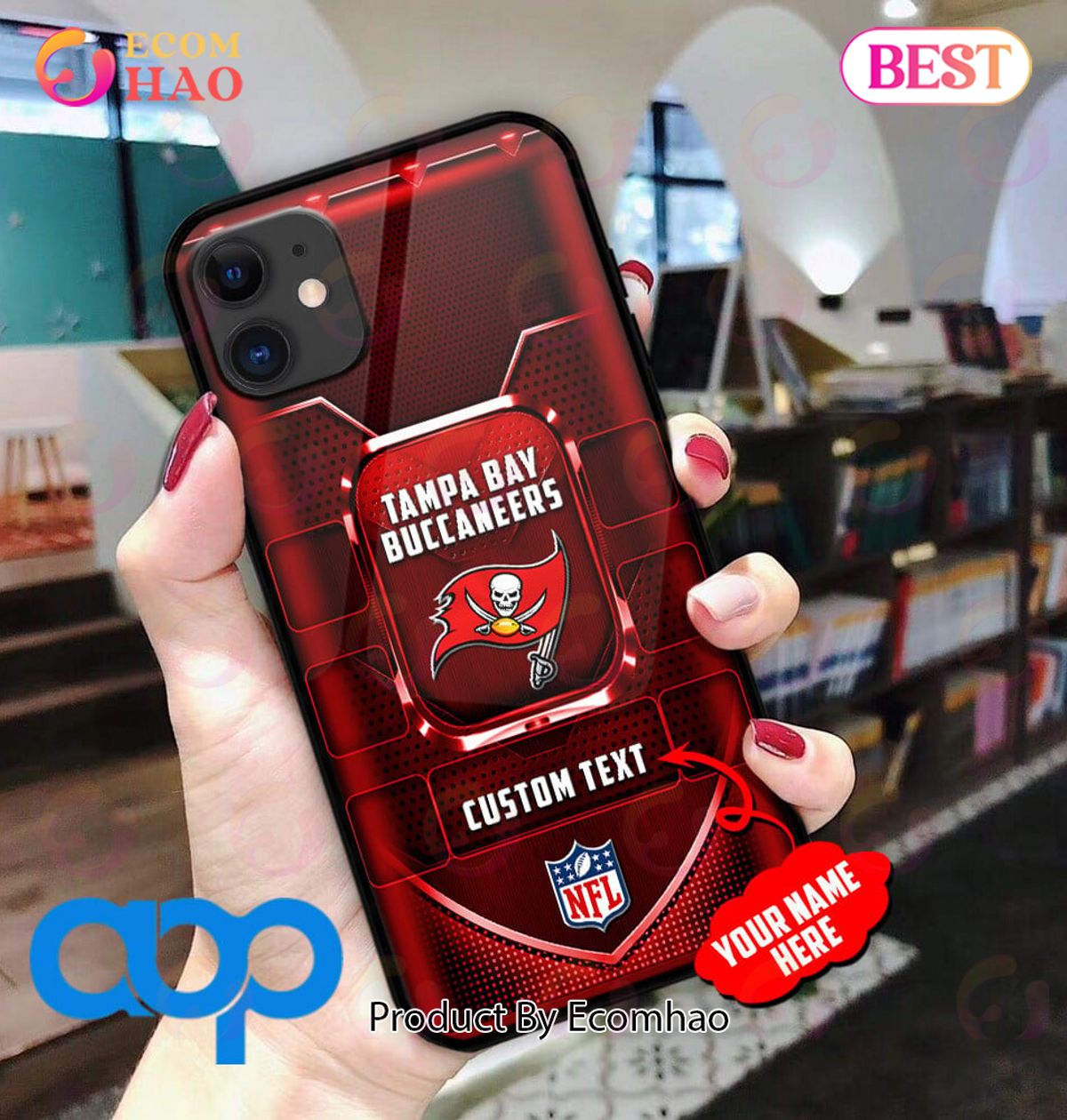 Tampa Bay Buccaneers NFL Personalized Phone Cases