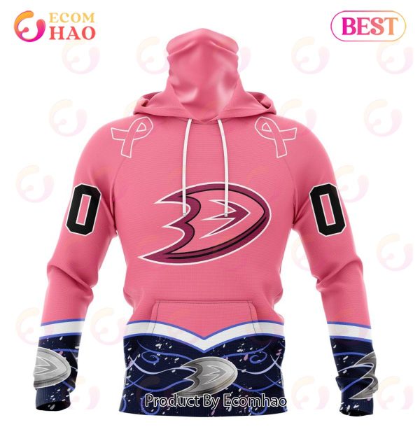 NHL Anaheim Ducks Specialized Unisex For Hockey Fights Cancer 3D Hoodie