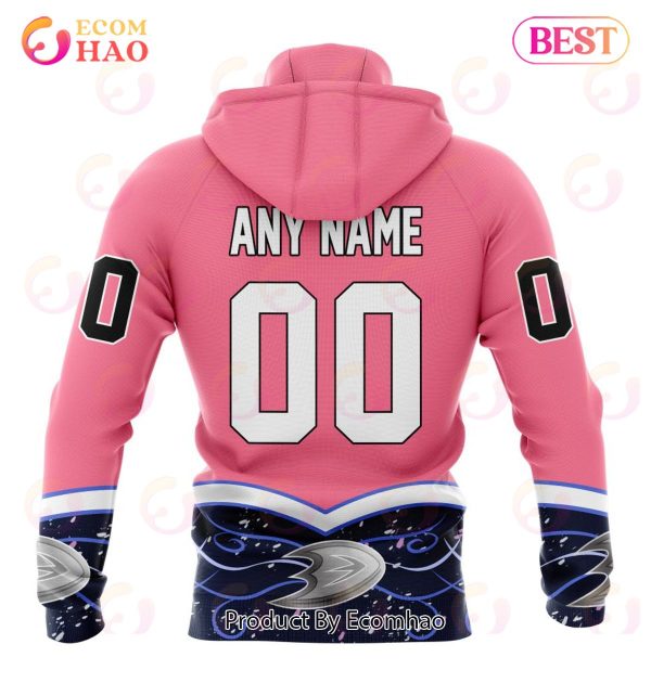 NHL Anaheim Ducks Specialized Unisex For Hockey Fights Cancer 3D Hoodie