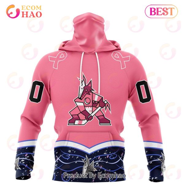 NHL Arizona Coyotes Specialized Unisex For Hockey Fights Cancer 3D Hoodie
