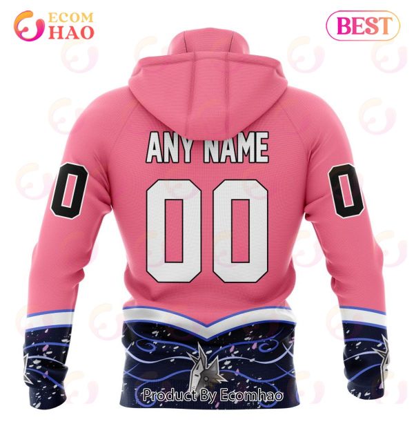 NHL Arizona Coyotes Specialized Unisex For Hockey Fights Cancer 3D Hoodie