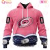 NHL Calgary Flames Specialized Unisex For Hockey Fights Cancer 3D Hoodie