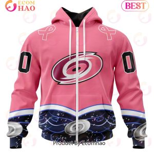 NHL Carolina Hurricanes Specialized Unisex For Hockey Fights Cancer 3D Hoodie
