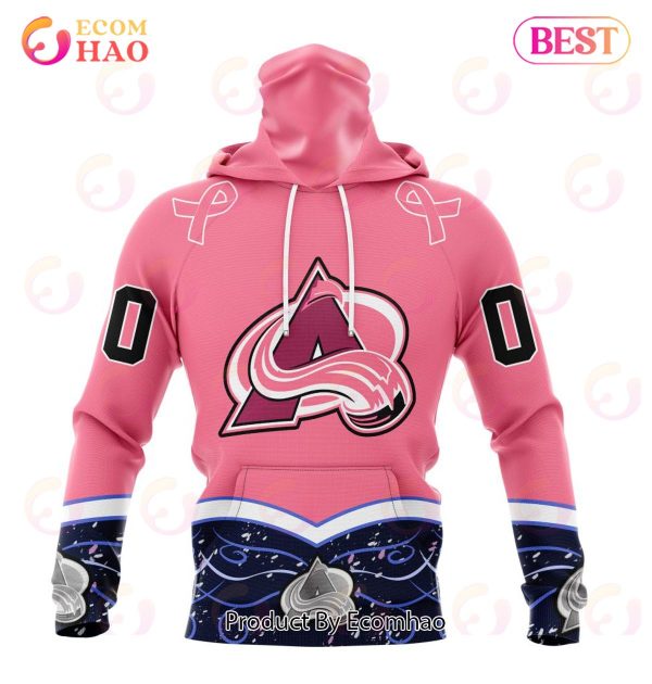 NHL Colorado Avalanche Specialized Unisex For Hockey Fights Cancer 3D Hoodie