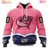NHL Colorado Avalanche Specialized Unisex For Hockey Fights Cancer 3D Hoodie