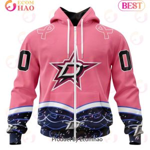 NHL Dallas Stars Specialized Unisex For Hockey Fights Cancer 3D Hoodie