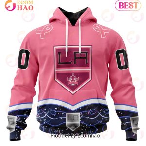 NHL Los Angeles Kings Specialized Unisex For Hockey Fights Cancer 3D Hoodie
