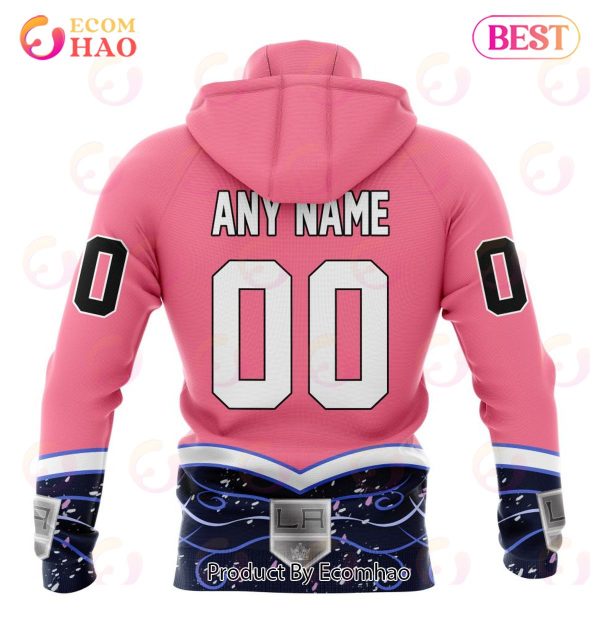 NHL Los Angeles Kings Specialized Unisex For Hockey Fights Cancer 3D Hoodie