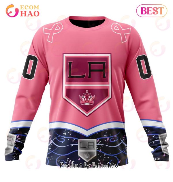 NHL Los Angeles Kings Specialized Unisex For Hockey Fights Cancer 3D Hoodie