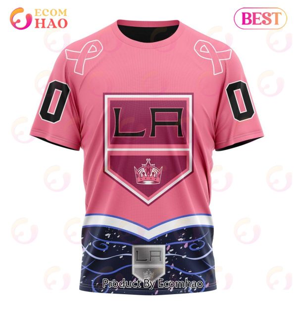 NHL Los Angeles Kings Specialized Unisex For Hockey Fights Cancer 3D Hoodie