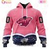 NHL Los Angeles Kings Specialized Unisex For Hockey Fights Cancer 3D Hoodie