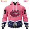 NHL Nashville Predators Specialized Unisex For Hockey Fights Cancer 3D Hoodie