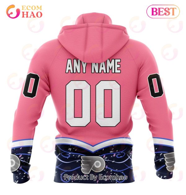 NHL Philadelphia Flyers Specialized Unisex For Hockey Fights Cancer 3D Hoodie