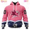 NHL Seattle Kraken Specialized Unisex For Hockey Fights Cancer 3D Hoodie