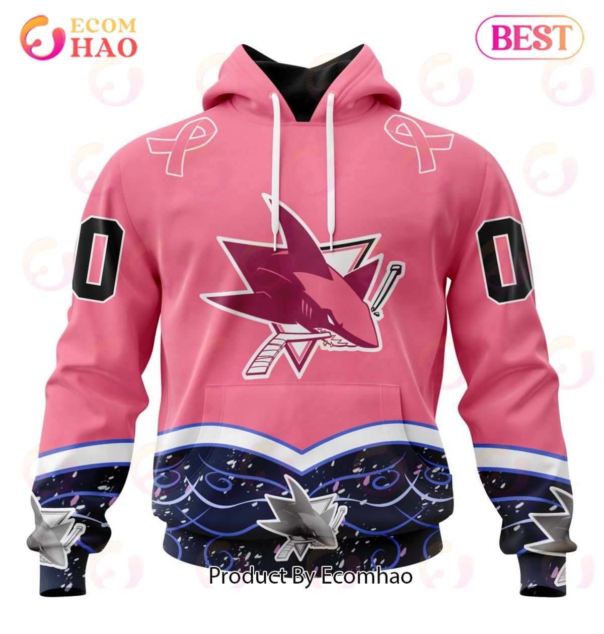 NHL Vancouver Canucks Specialized Unisex For Hockey Fights Cancer 3D Hoodie