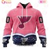 NHL Seattle Kraken Specialized Unisex For Hockey Fights Cancer 3D Hoodie