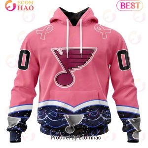 NHL St. Louis Blues Specialized Unisex For Hockey Fights Cancer 3D Hoodie