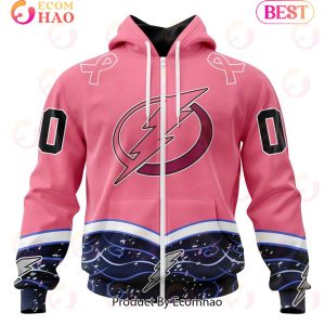 NHL Tampa Bay Lightning Specialized Unisex For Hockey Fights Cancer 3D Hoodie