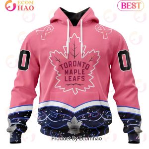 NHL Toronto Maple Leafs Specialized Unisex For Hockey Fights Cancer 3D Hoodie
