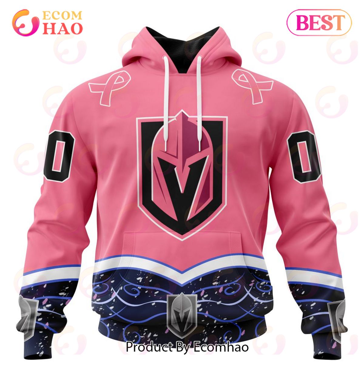 NHL Vancouver Canucks Specialized Unisex For Hockey Fights Cancer 3D Hoodie