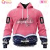 NHL Winnipeg Jets Specialized Unisex For Hockey Fights Cancer 3D Hoodie