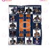 NFL Carolina Panthers Legends Quilt, Fleece Blanket, Sherpa Fleece Blanket