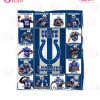 NFL Jacksonville Jaguars Legends Quilt, Fleece Blanket, Sherpa Fleece Blanket