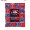NHL Vancouver Canucks Legends Quilt, Fleece Blanket, Sherpa Fleece Blanket