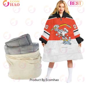 NHL Anaheim Ducks Personalized Oodie Blanket Hoodie Snuggie Hoodies For All Family